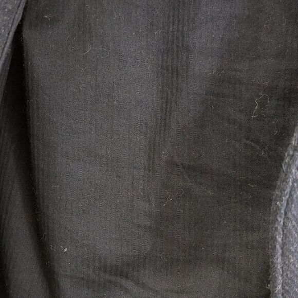 Gap thick Wool blend double breasted bomber coat Indigo Blue sz M bell s… - Picture 9 of 13